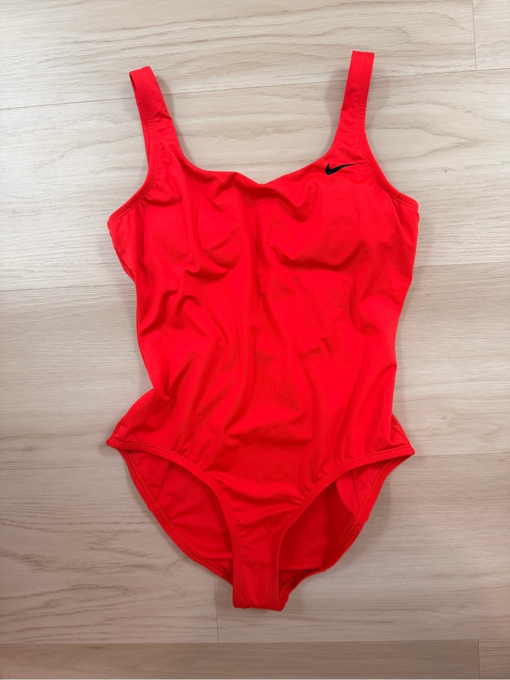 Nike Women’s Bright Red One-Piece Swimsuit